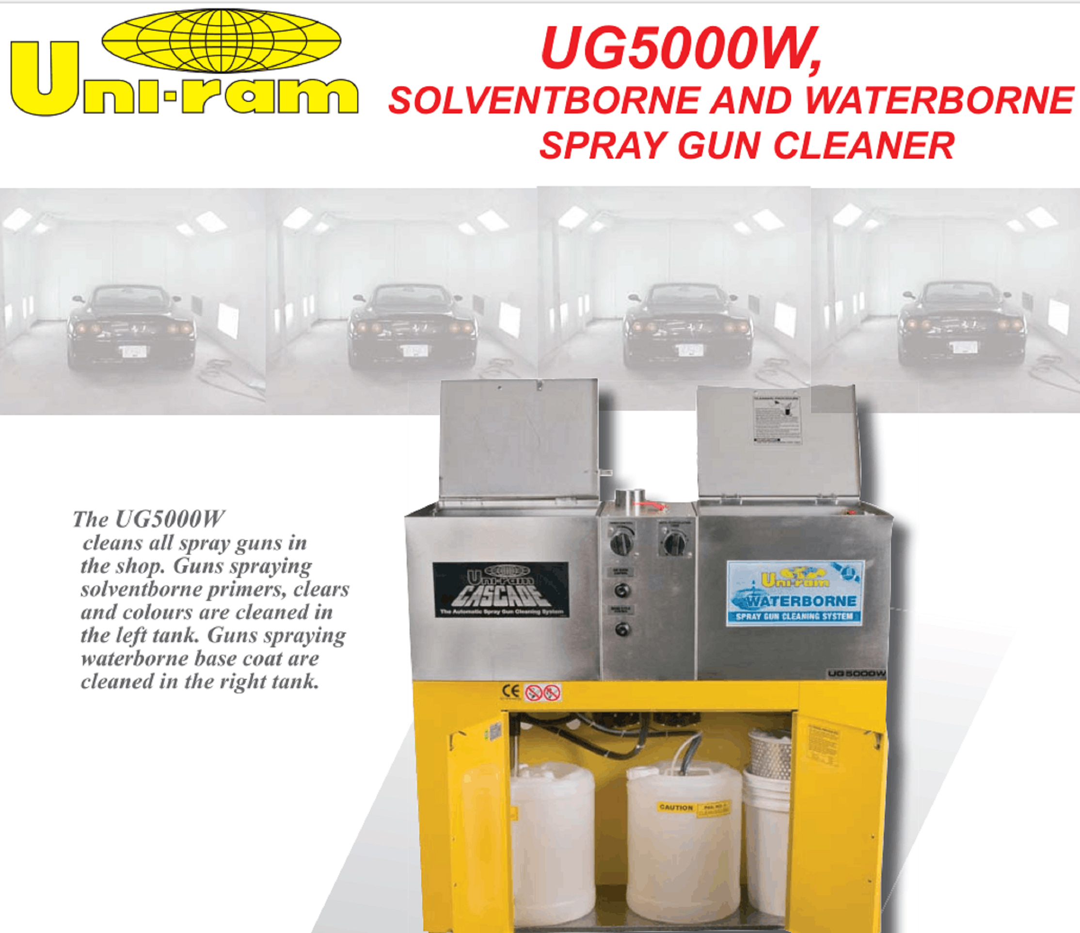 UG5000W 水性-油性漆噴槍清洗機(jī)